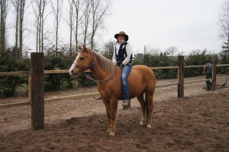 ik zelf met mijn eigen paard 